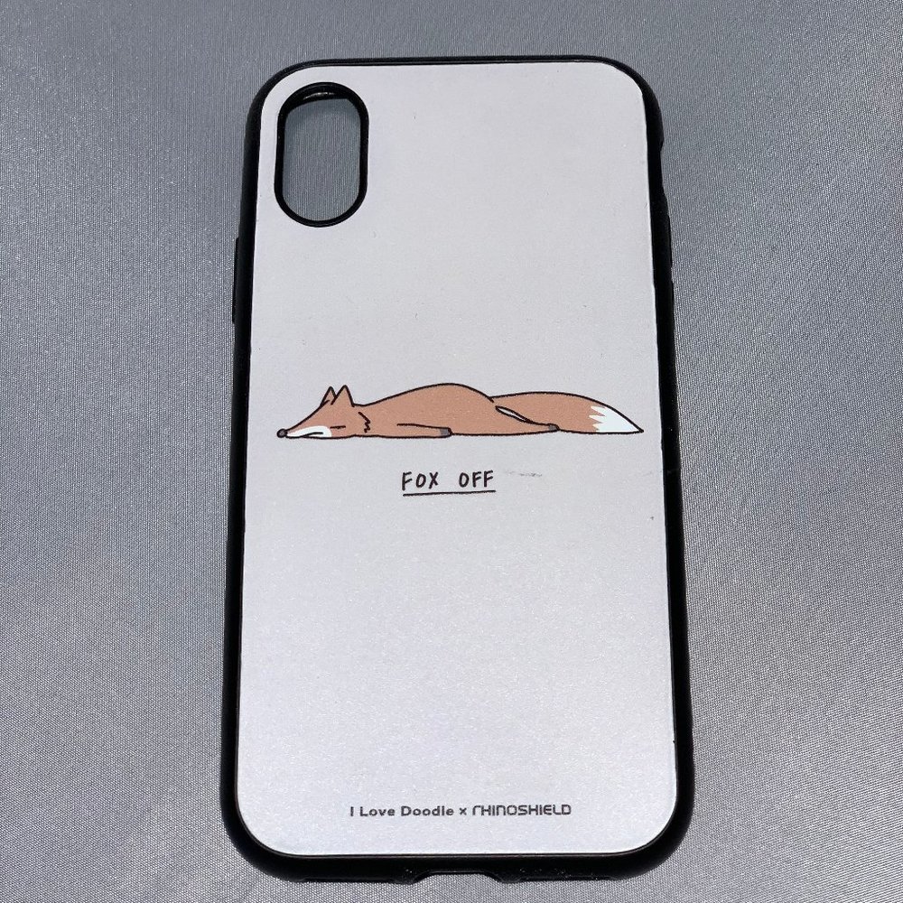 Rhinoshield Iphone case  for IPhone X......Fox Off